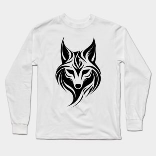 Wolf Animal Freedom World Wildlife Wonder Vector Graphic Long Sleeve T-Shirt